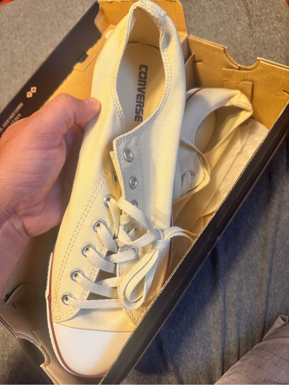Converse Chuck Taylor All Dtar OX Low Top White Mens 13/ Women’s 15 New in Box - Picture 7 of 14
